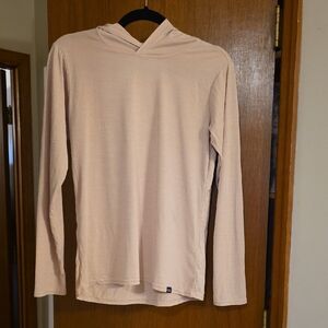 Patagonia Men's Light Pink Long Sleeve Shirt Luxery Beachy Lightweight Size S